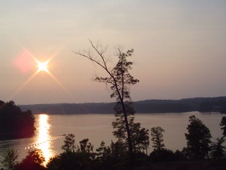 Sunset View from Catawba Shores Lot 14