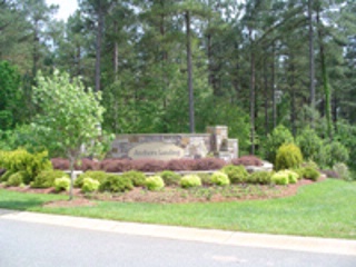 Anchors Landing Stone Entrance