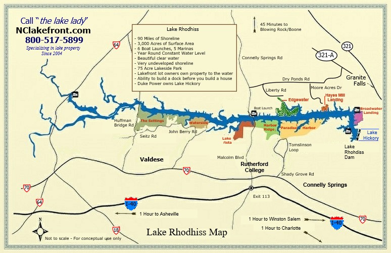 Kerr Lake Depth Chart