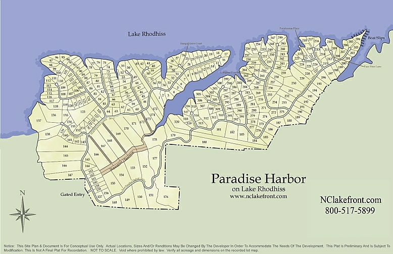 Paradise Harbor on Lake Rhodhiss, NC
